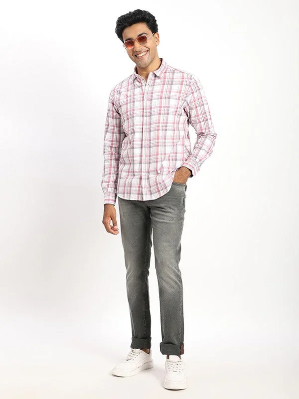 Men's Check Full Sleeves Cotton Shirt - Image 5