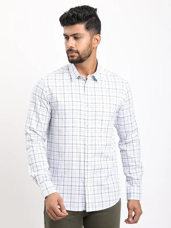 Men's Check Full Sleeves Cotton Shirt