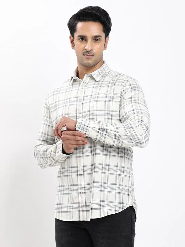Men's Check Full Sleeves Cotton Shirt
