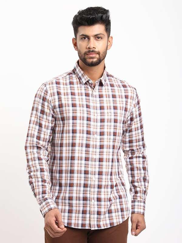 Men's Check Full Sleeves Cotton Shirt