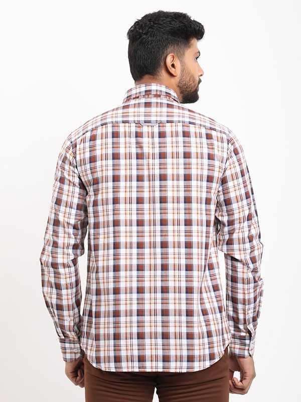 Men's Check Full Sleeves Cotton Shirt - Image 4