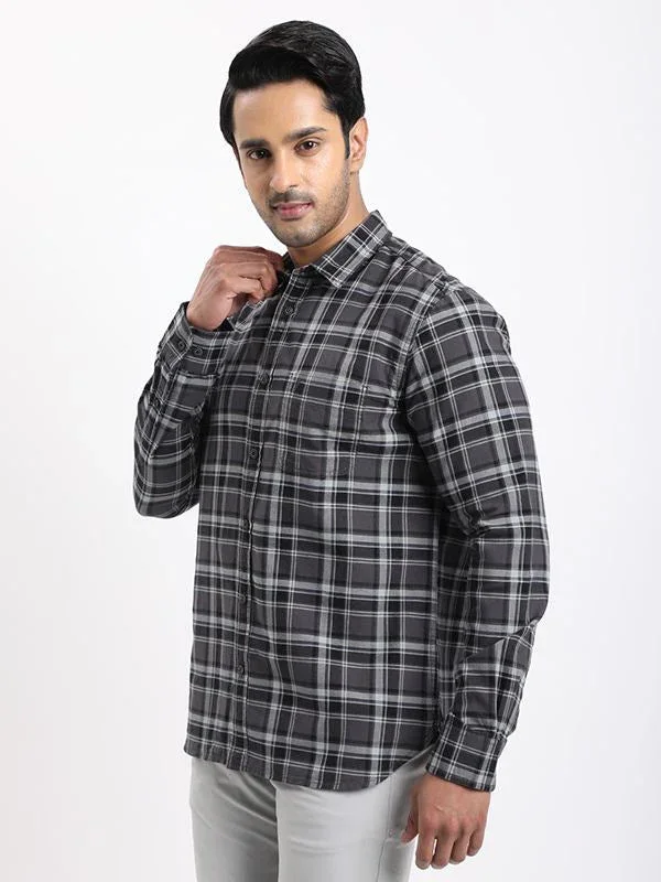 Men's Check Full Sleeves Cotton Shirt - Image 2