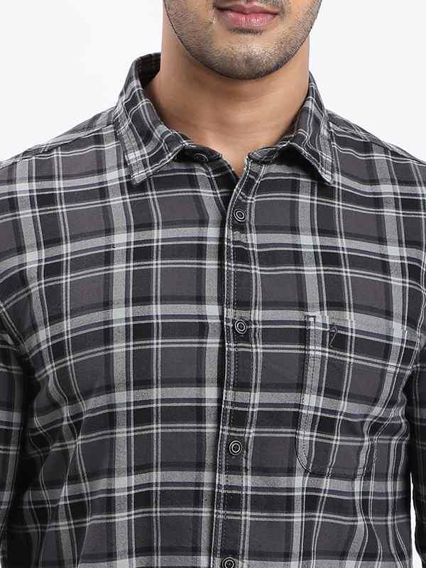 Men's Check Full Sleeves Cotton Shirt - Image 3