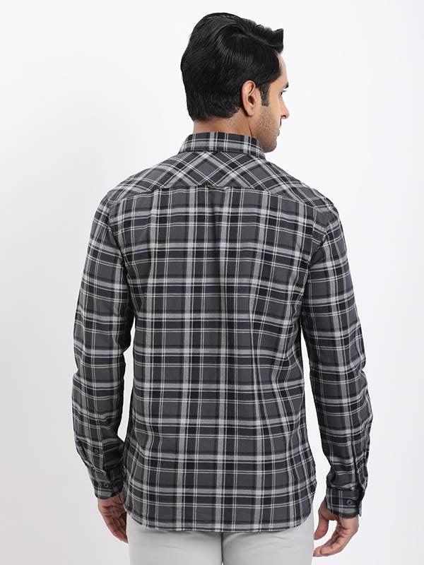 Men's Check Full Sleeves Cotton Shirt - Image 4