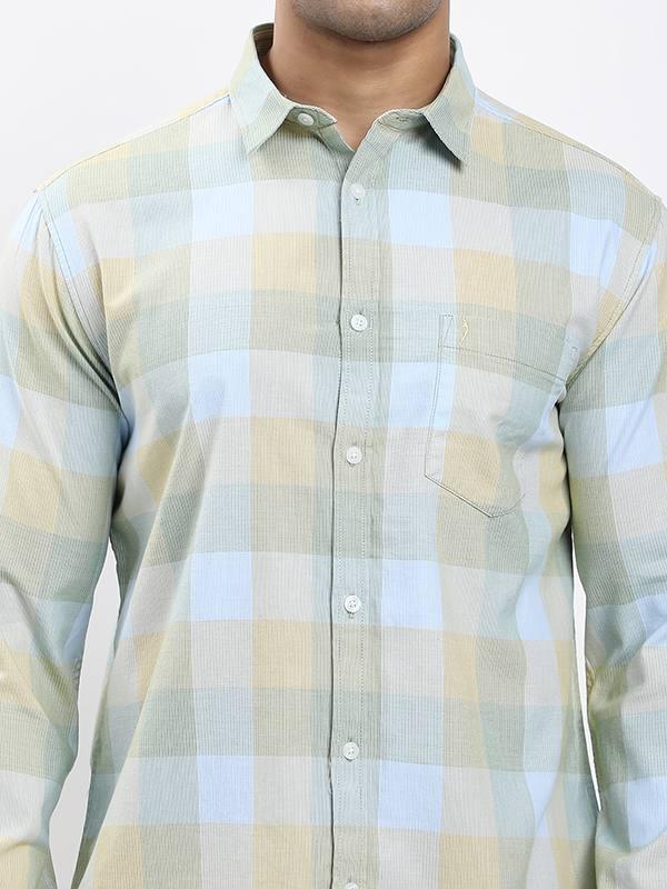 Men's Check Full Sleeves Cotton Shirt - Image 3