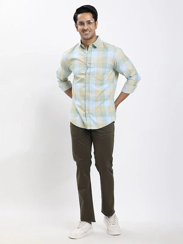 Men's Check Full Sleeves Cotton Shirt - Image 5
