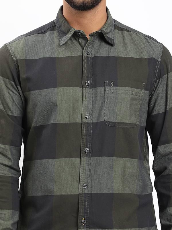 Men's Check Full Sleeves Cotton Shirt - Image 3