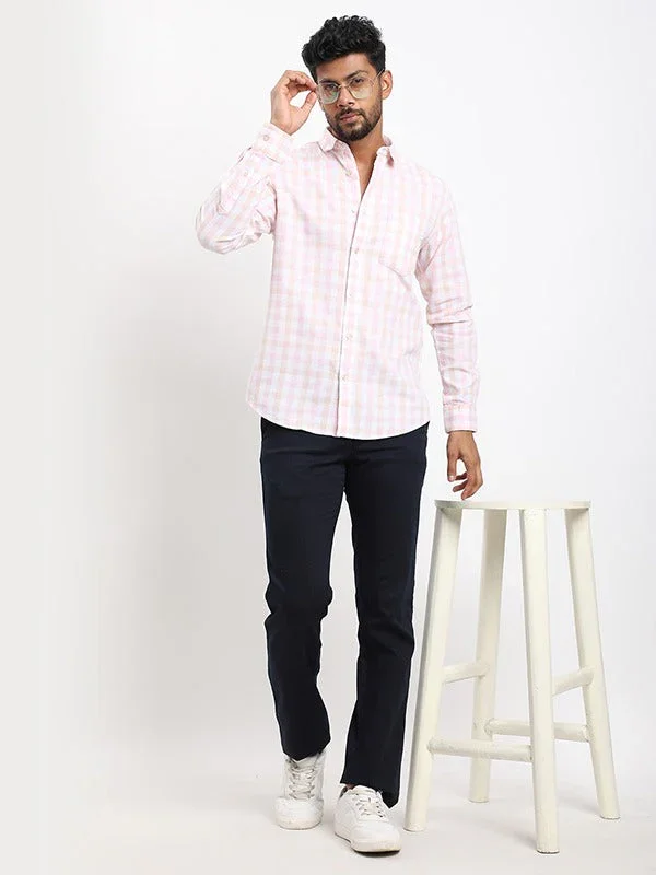Men's Check Full Sleeves Cotton Shirt - Image 10