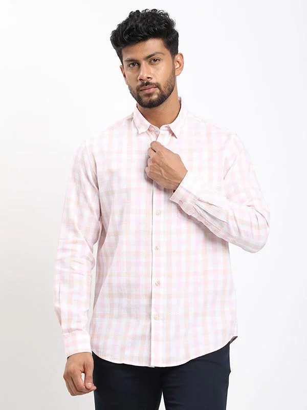 Men's Check Full Sleeves Cotton Shirt - Image 6