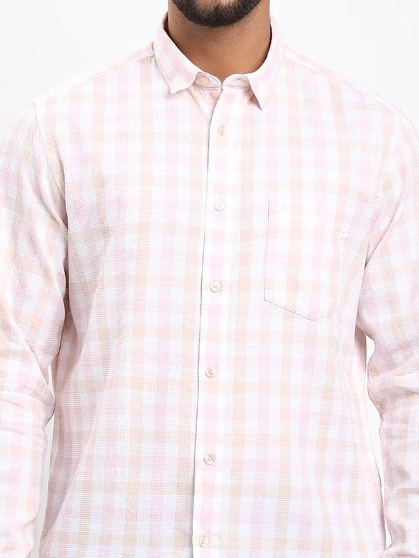 Men's Check Full Sleeves Cotton Shirt - Image 8