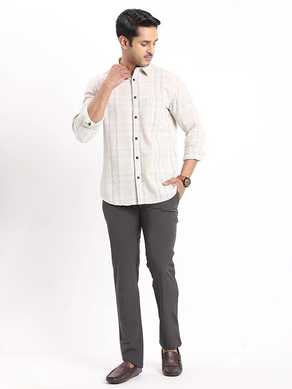 Men's Check Full Sleeves Cotton Shirt - Image 5