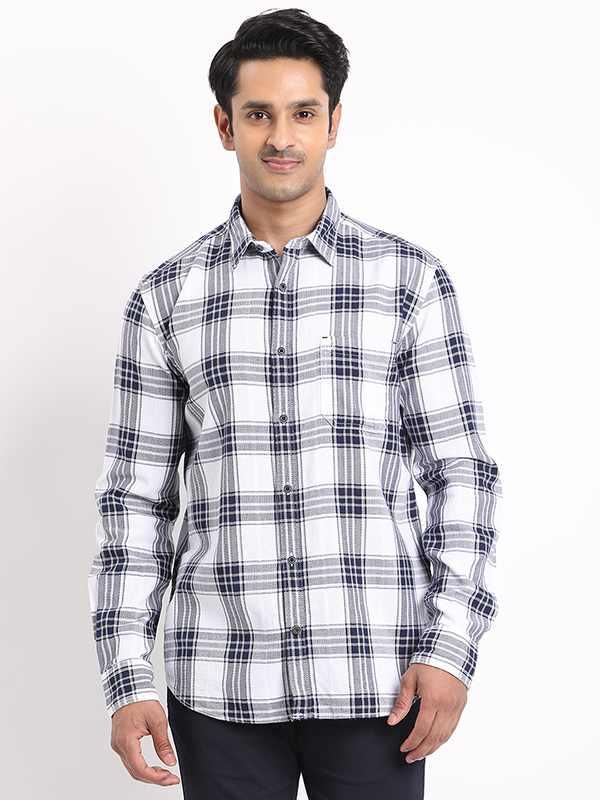 Men's Check Full Sleeves Cotton Shirt