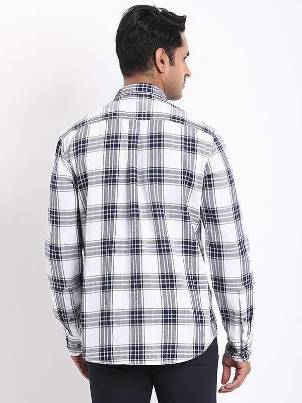 Men's Check Full Sleeves Cotton Shirt - Image 4