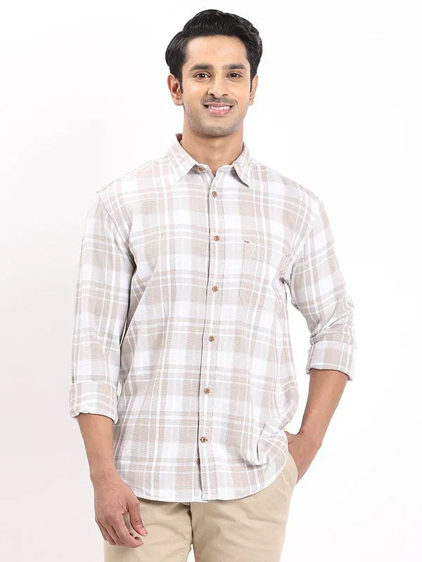 Men's Check Full Sleeves Cotton Shirt - Image 6