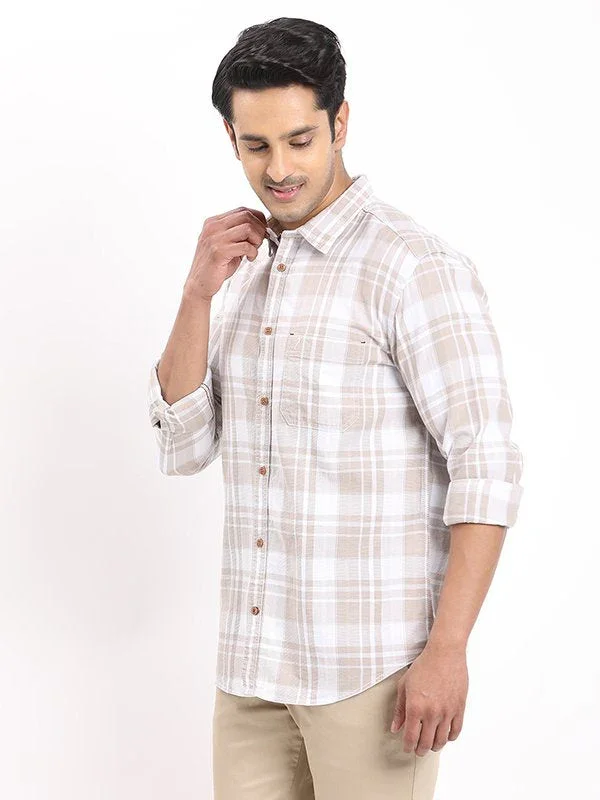 Men's Check Full Sleeves Cotton Shirt - Image 7