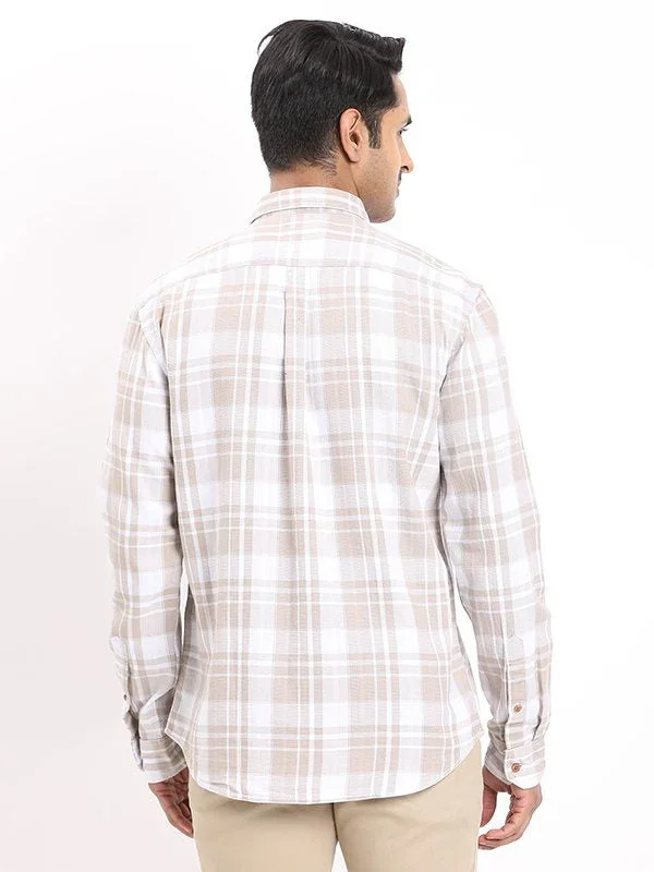 Men's Check Full Sleeves Cotton Shirt - Image 9