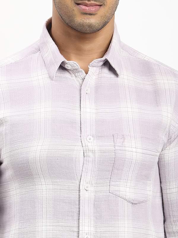 Men's Check Full Sleeves Cotton Shirt - Image 3
