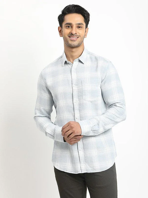 Men's Check Full Sleeves Cotton Shirt - Image 6