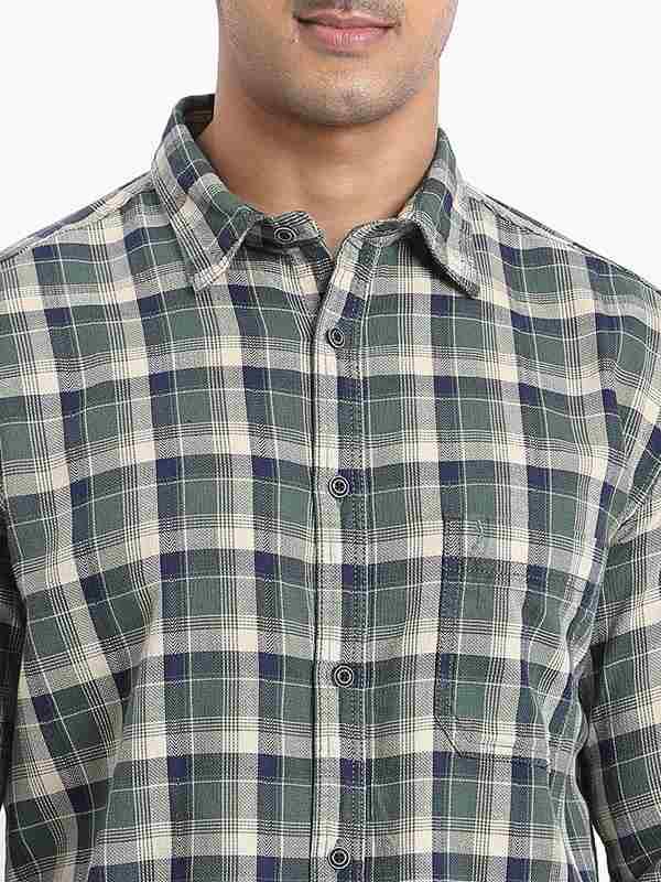 Men's Check Full Sleeves Cotton Shirt - Image 3