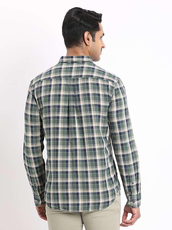 Men's Check Full Sleeves Cotton Shirt - Image 4