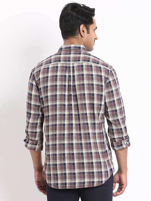 Men's Check Full Sleeves Cotton Shirt - Image 9