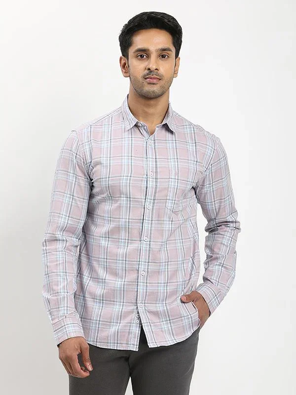 Men's Check Full Sleeves Cotton Shirt