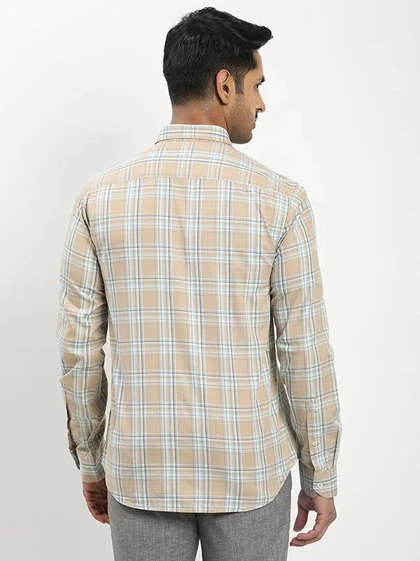 Men's Check Full Sleeves Cotton Shirt - Image 10