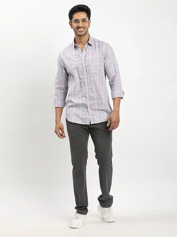 Men's Check Full Sleeves Cotton Shirt - Image 4