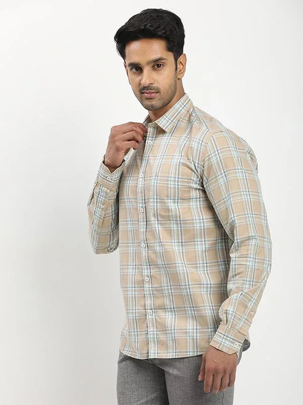 Men's Check Full Sleeves Cotton Shirt - Image 7