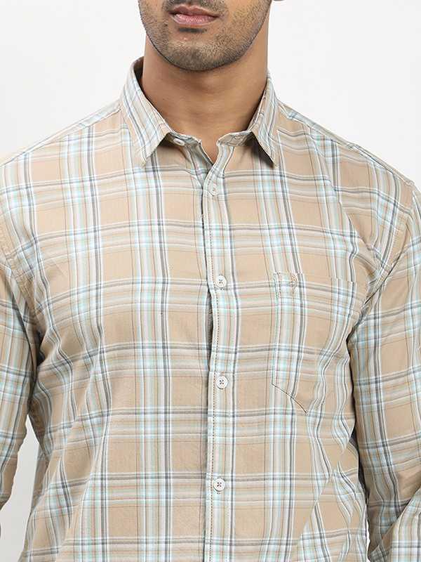 Men's Check Full Sleeves Cotton Shirt - Image 8