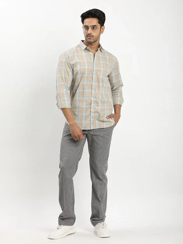 Men's Check Full Sleeves Cotton Shirt - Image 9