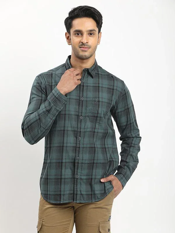 Men's Check Full Sleeves Cotton Shirt - Image 6