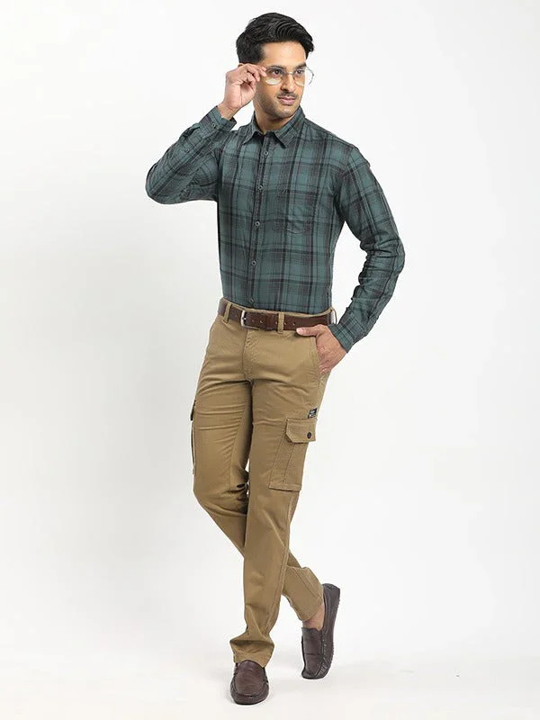 Men's Check Full Sleeves Cotton Shirt - Image 9