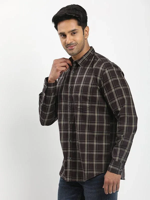 Men's Check Full Sleeves Cotton Shirt - Image 2