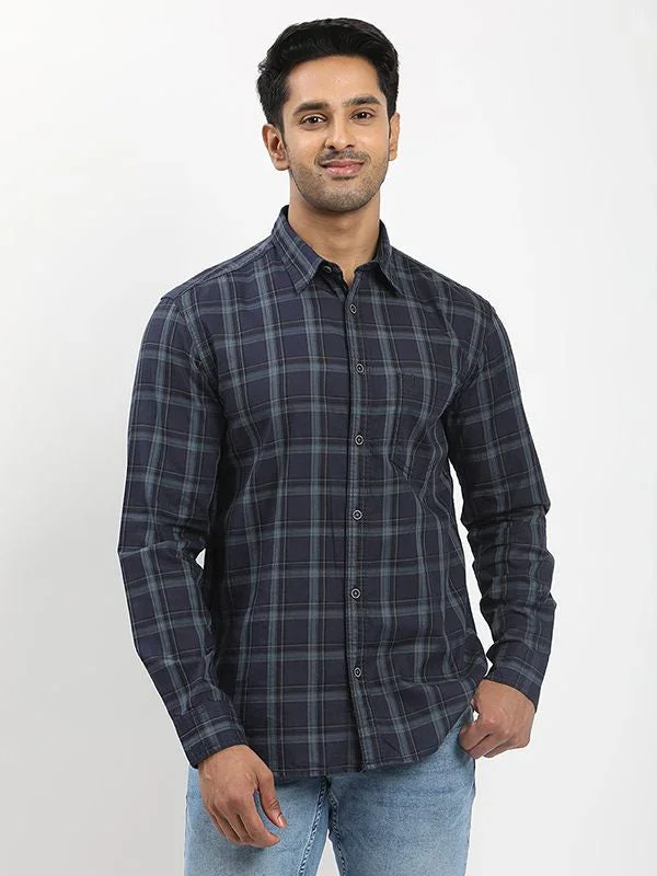 Men's Check Full Sleeves Cotton Shirt - Image 6