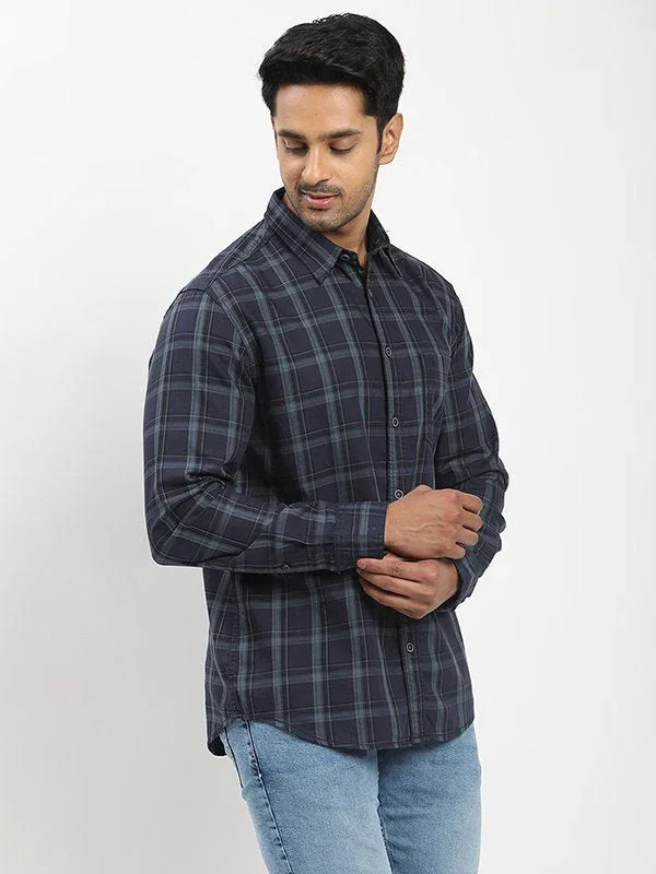 Men's Check Full Sleeves Cotton Shirt - Image 7