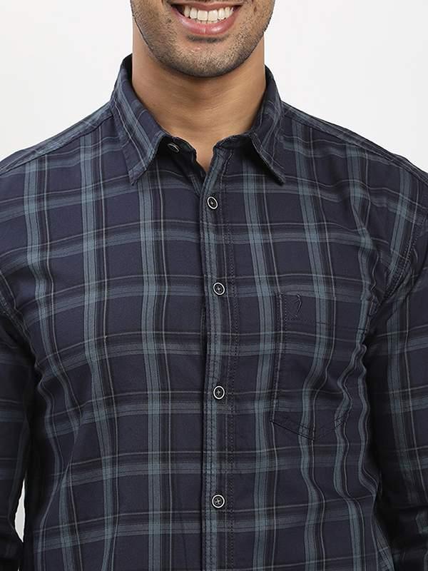 Men's Check Full Sleeves Cotton Shirt - Image 8