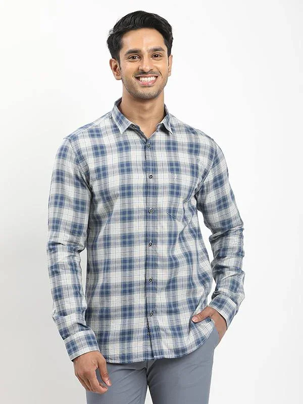 Men's Check Full Sleeves Cotton Shirt - Image 6