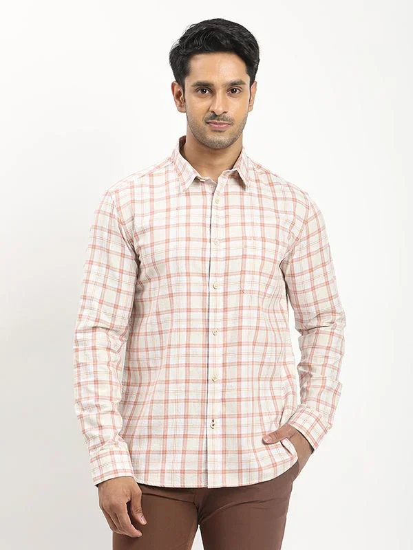 Men's Check Full Sleeves Cotton Shirt