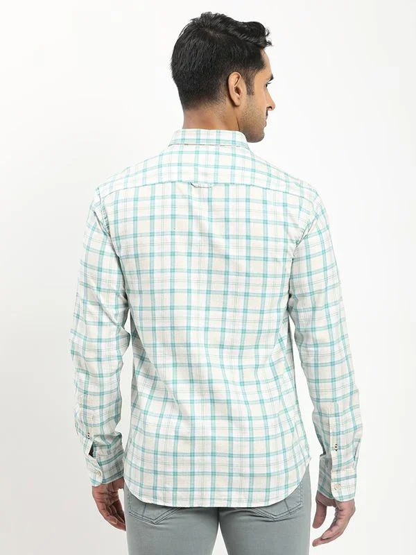 Men's Check Full Sleeves Cotton Shirt - Image 10