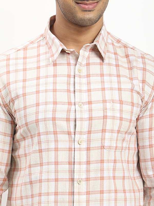 Men's Check Full Sleeves Cotton Shirt - Image 3