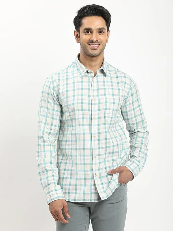 Men's Check Full Sleeves Cotton Shirt - Image 6