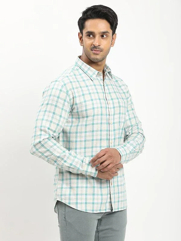 Men's Check Full Sleeves Cotton Shirt - Image 7
