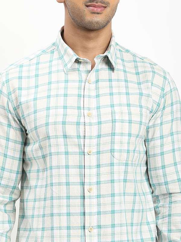 Men's Check Full Sleeves Cotton Shirt - Image 8