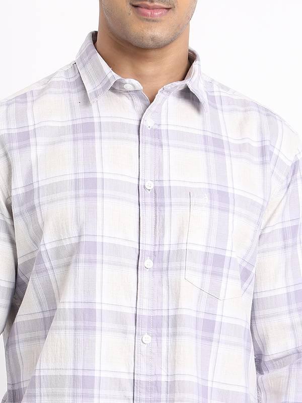 Men's Check Full Sleeves Cotton Shirt - Image 3