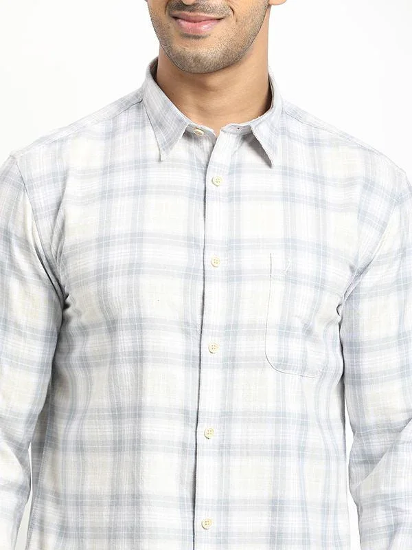Men's Check Full Sleeves Cotton Shirt - Image 3