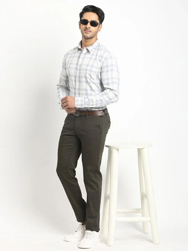 Men's Check Full Sleeves Cotton Shirt - Image 4
