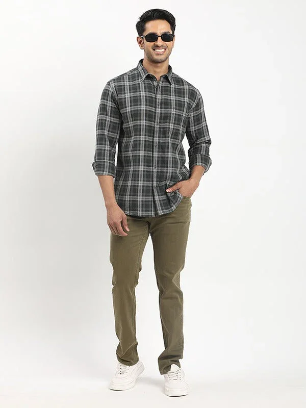 Men's Check Full Sleeves Cotton Shirt - Image 9