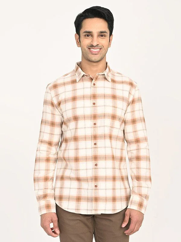 Men's Check Full Sleeves Cotton Shirt