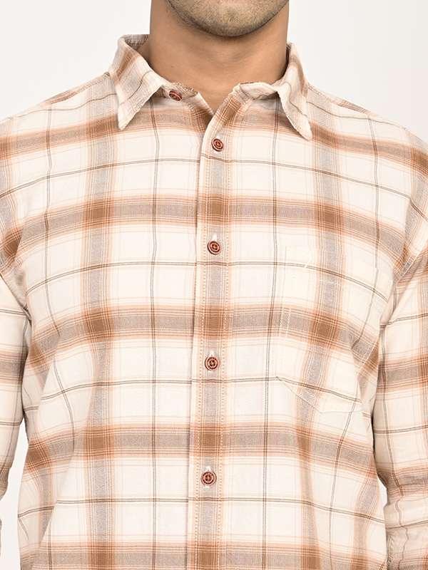 Men's Check Full Sleeves Cotton Shirt - Image 3